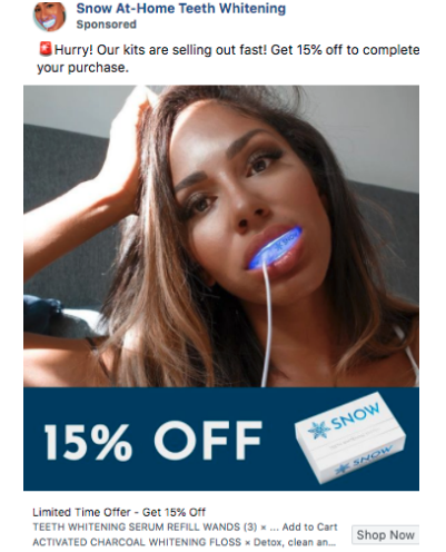 timmys toothpaste ad remarketing example