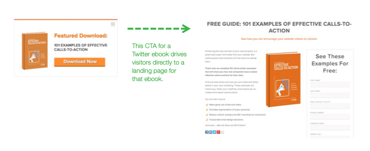 lead generation tips - use a dedicated landing page