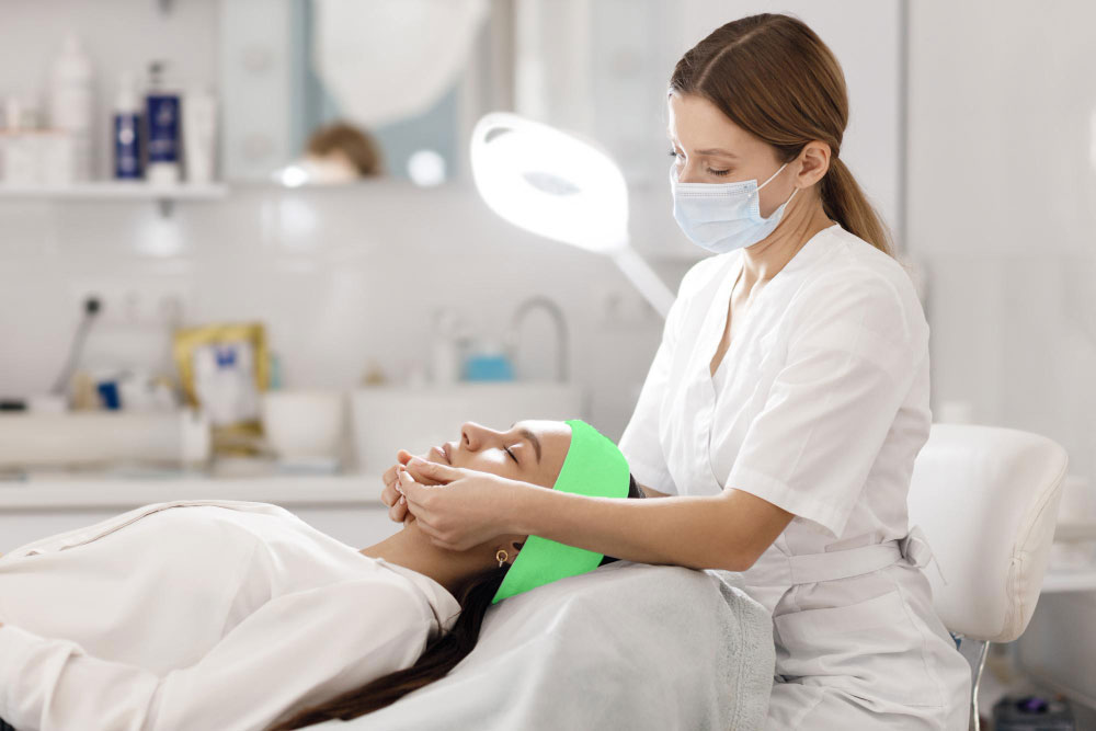 cosmetic clinic worker doing a procedure after getting SEO Optimisation