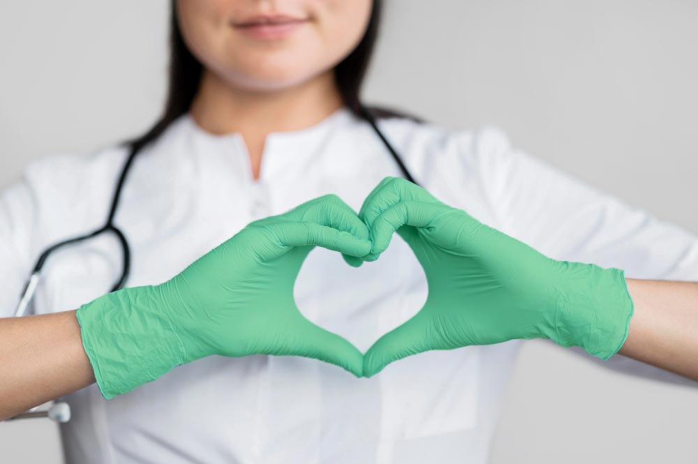 Healthcare making hears with hands after getting SEO Optimisation