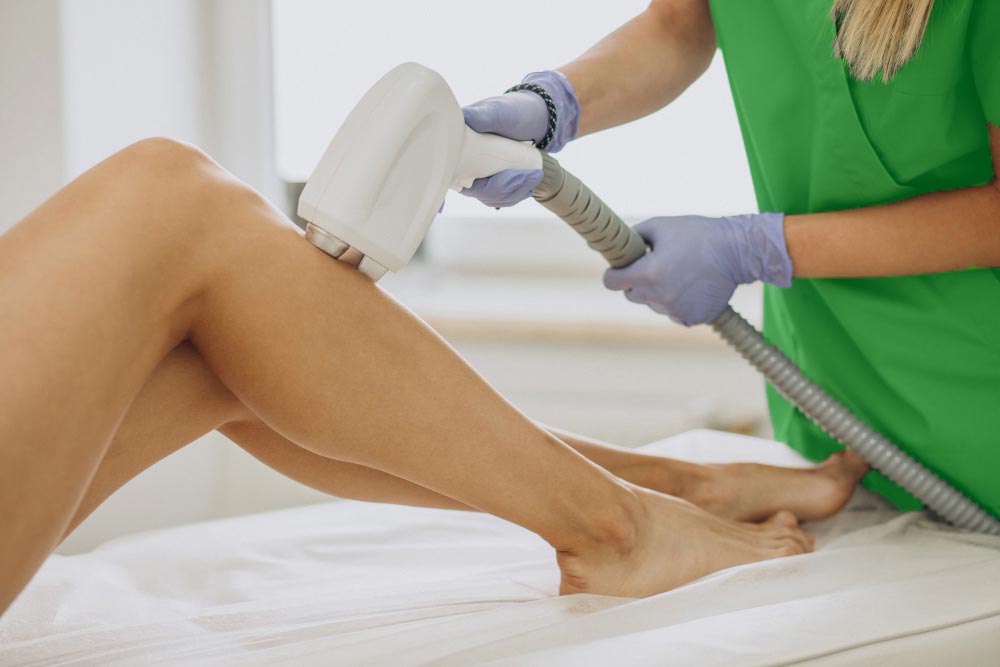 Laser Clinic worker doing laser after getting SEO Optimisation