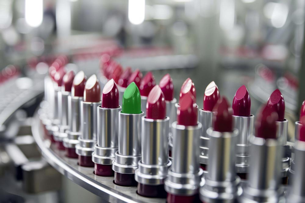 Beauty Industry making lipstick after getting SEO Optimisation