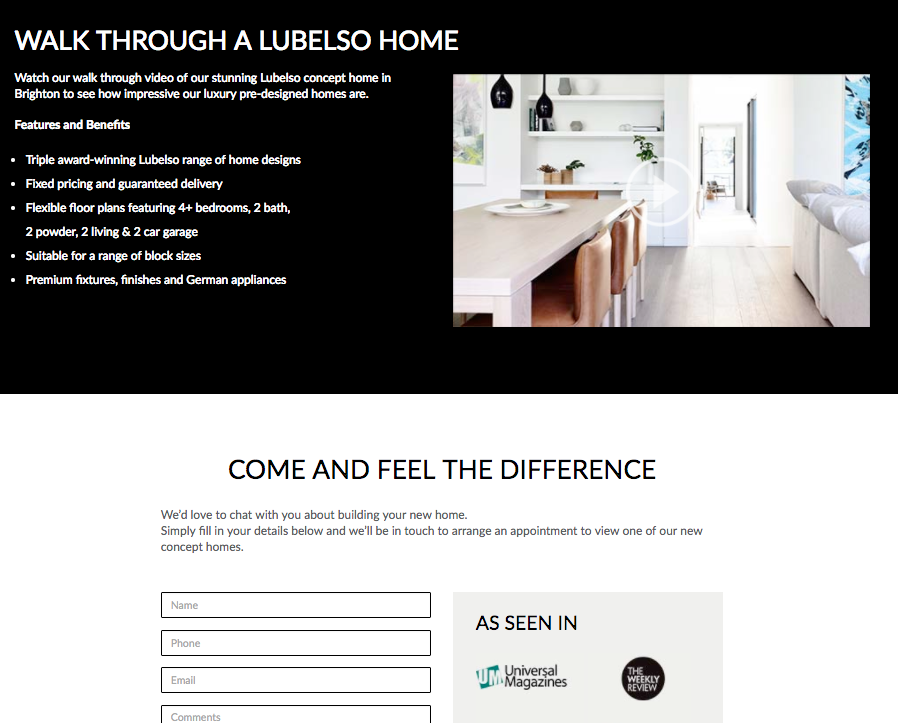 lubelso luxury home builder